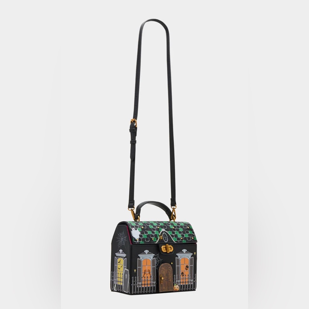 🩶BETSEY JOHNSON FOREVER HOME HALLOWEEN SATCHEL LED BAG - NWT - Picture 3 of 8